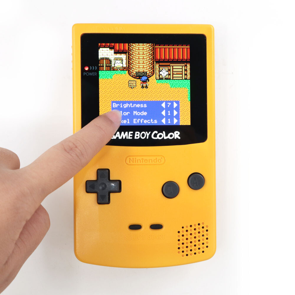 GBC OLED AMOLED Touch Screen Kits w/Pre-cut Shell 1500mAh Type-C Battery