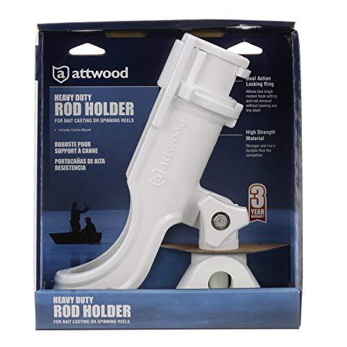 5009W4 Soporte Para Cana De Pescar, Blanco,