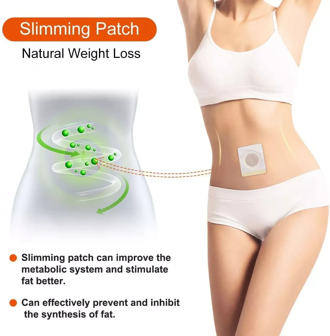 1/60/90 Pcs Slim Patch - Weight Loss, Diet, Detox, Burn Fat - Buy 2, Get 2 FREE!