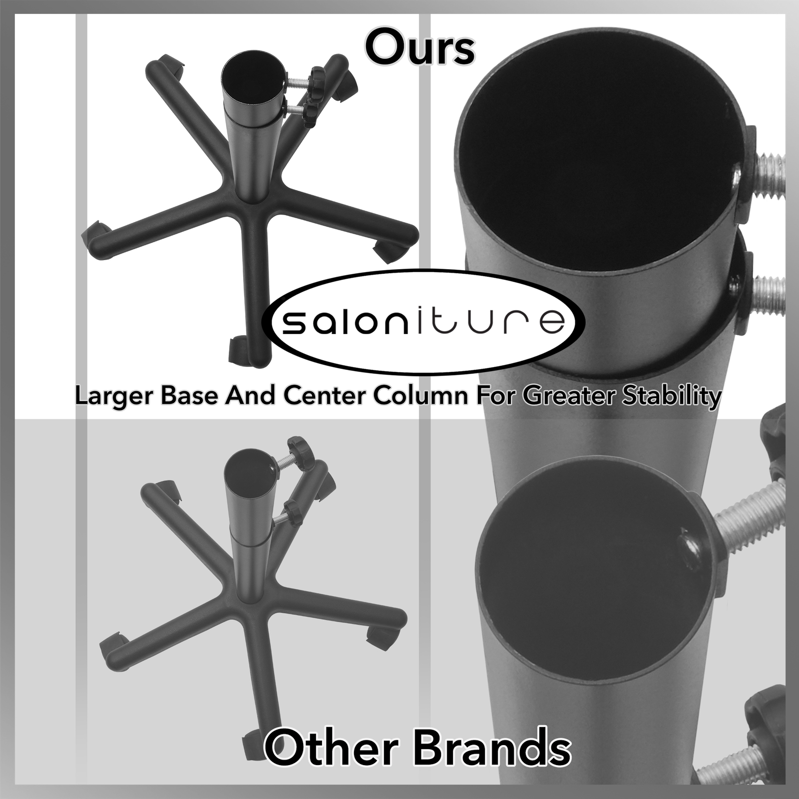 Professional Aluminum Salon Rolling Utility Tray Cart Medical Tattoo