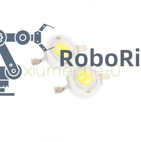 100PCS 1W Pure White SMD LED Beads NEW