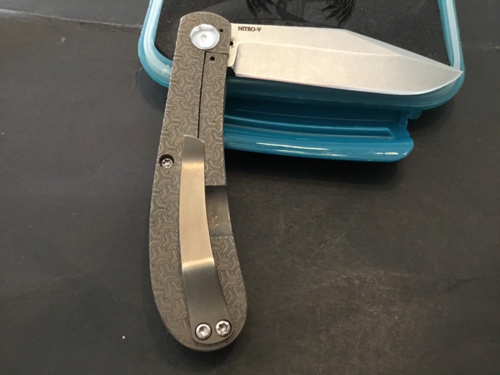 Custom Doc Shiffer Barebones Backpocket Flipper Folder Folding Knife