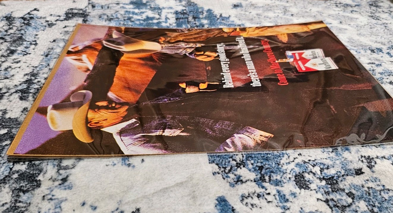 1994 Marlboro Magazine Print Ad Marlboro Country Cowboy Vintage Horse 8x10