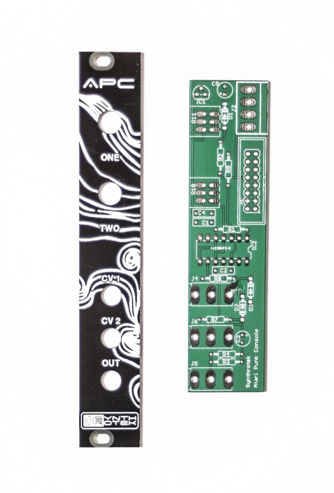 Synthrotek Eurorack Atari Punk Console PCB and Panel - LoFi 8bit Chiptune APC