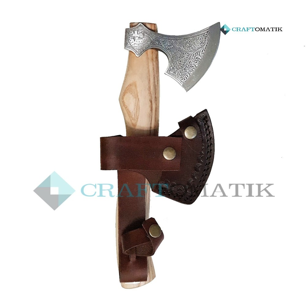 Engraved Axe Winkinger Axe Hangraviert Cleaver 1045C