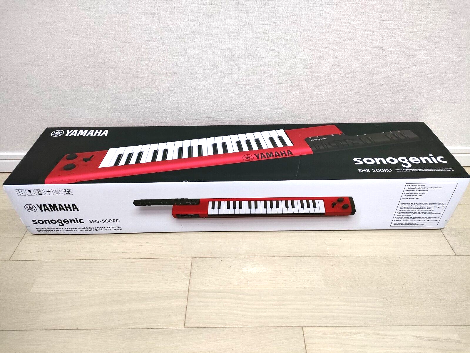 YAMAHA Sonogenic SHS-500 Red 37-Key Shoulder Keytar SHS-500RD Music From Japan