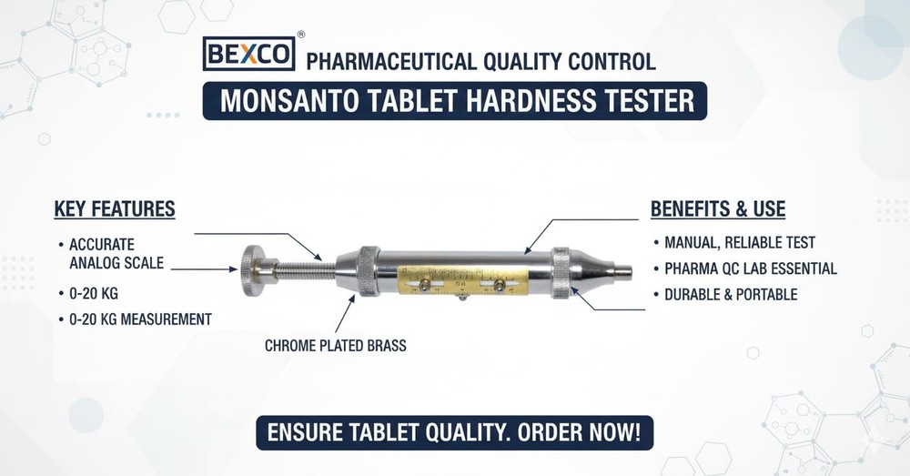Tablet Hardness Tester Monsanto Type