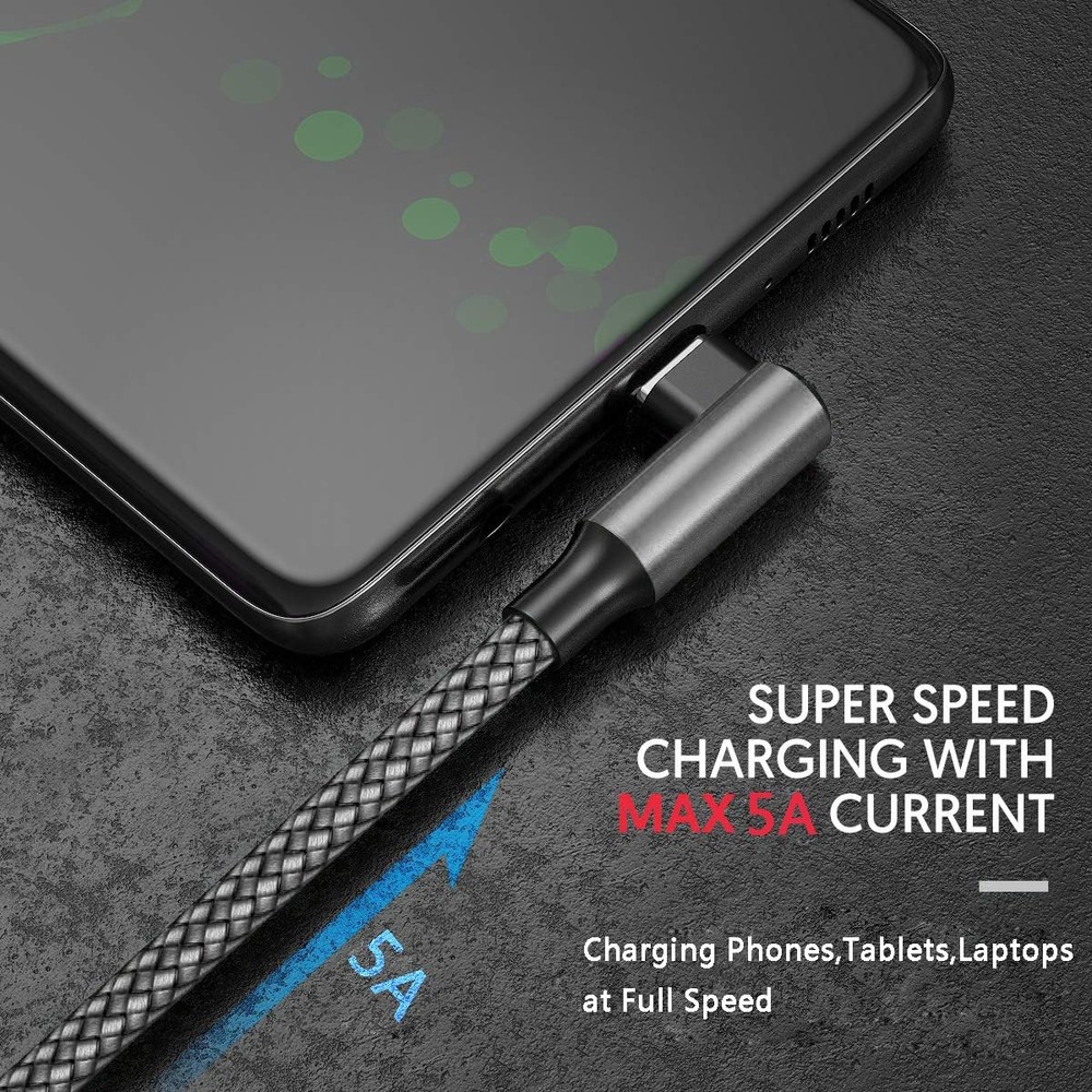 USB C to C Cable 100W 2 Pack 3FT Type C C Fast Charging 2Pack