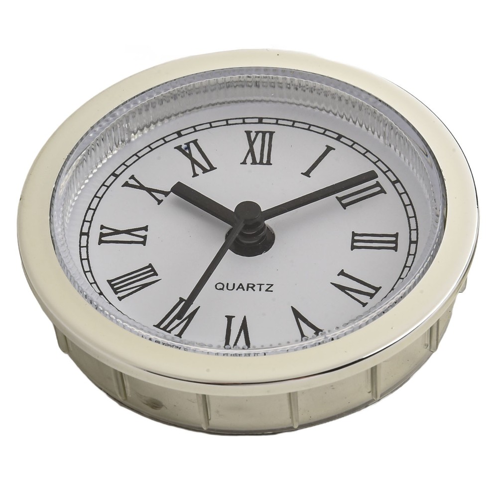 Clock Movement Replacement Gold Border High-Quality Movement Transparent Lens
