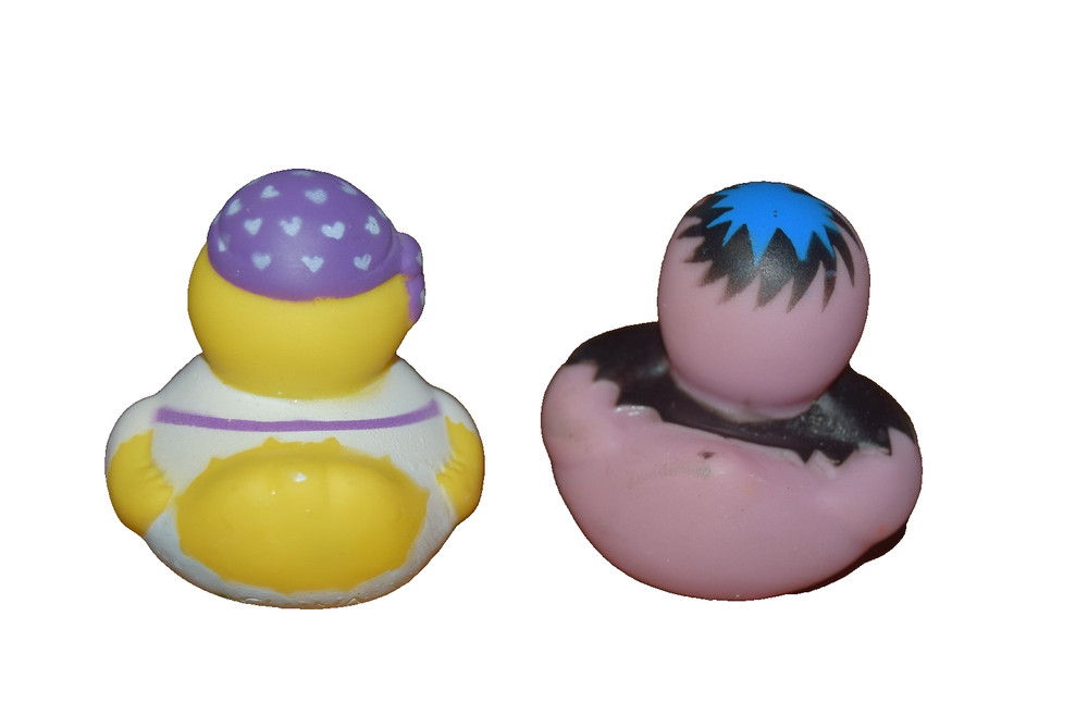 2 Rubber Ducks ZOMBIE & PIRATE