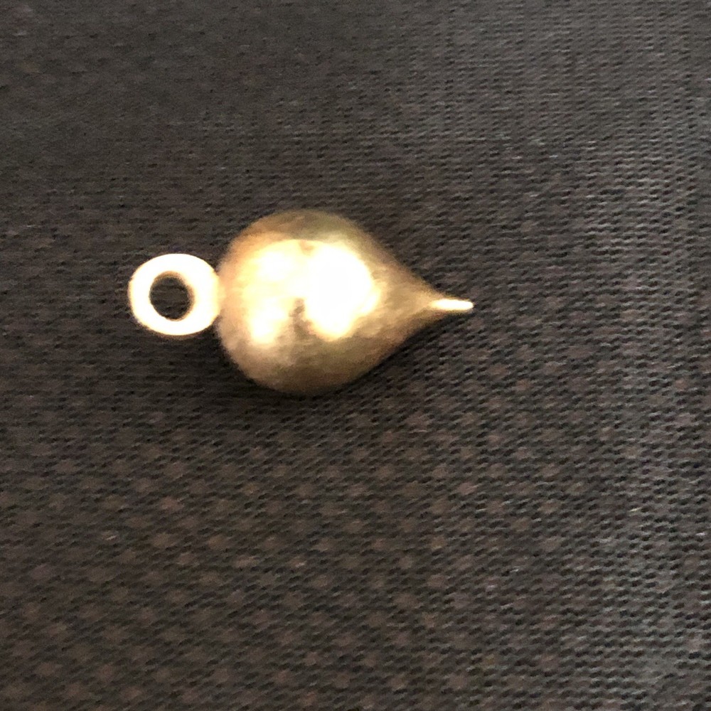 Solid Brass Teardrop Pendulum / Healing Energy Generator. 1.5” Tall