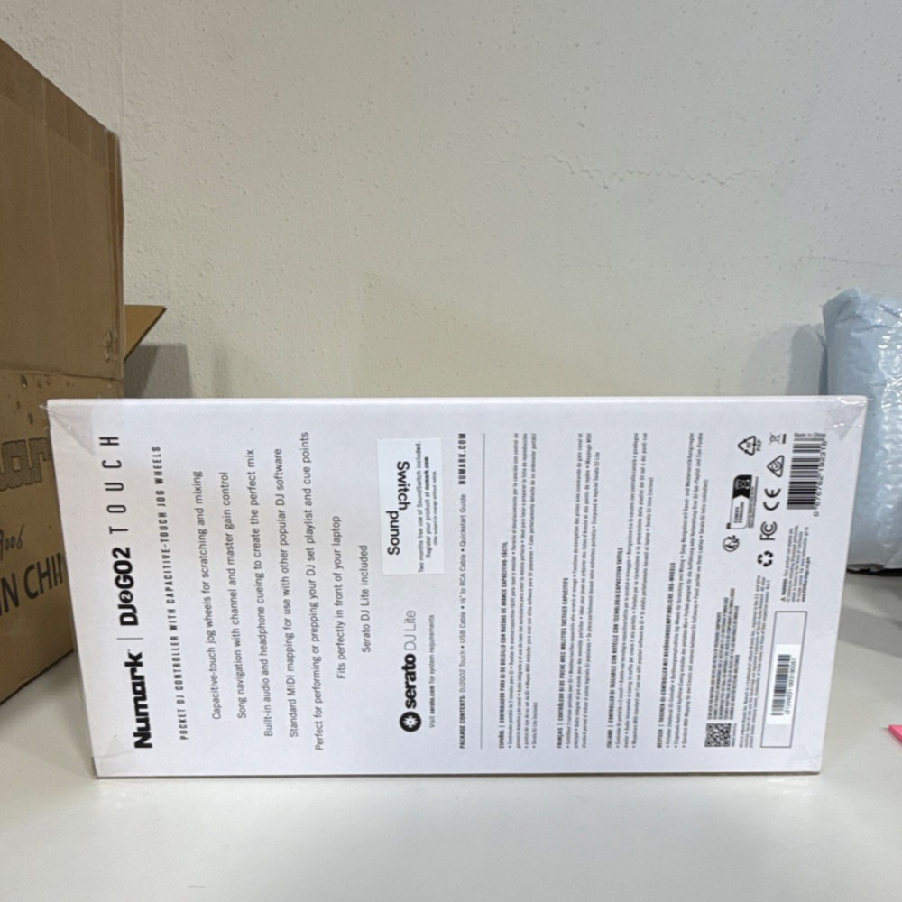 Numark DJ2GO2 Touch Portable Double Deck Controller Touch-Capacitive Jog Wheels