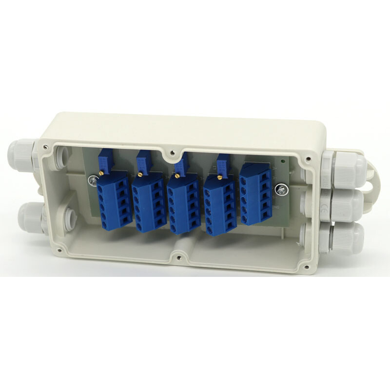 Load Cell Junction Box Summing Box for Scale, 4 In to 1 Out Engineering Plastic