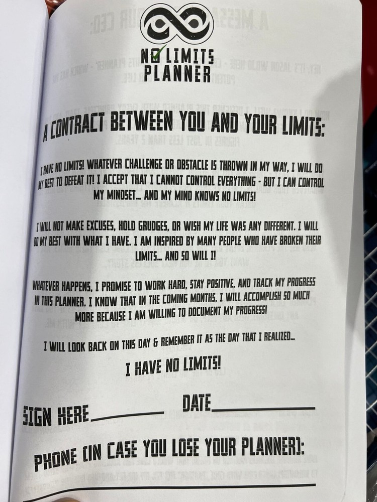 No Limit Planner Monthly Plan,Monthly Reflection Hardcover Notebook Pink