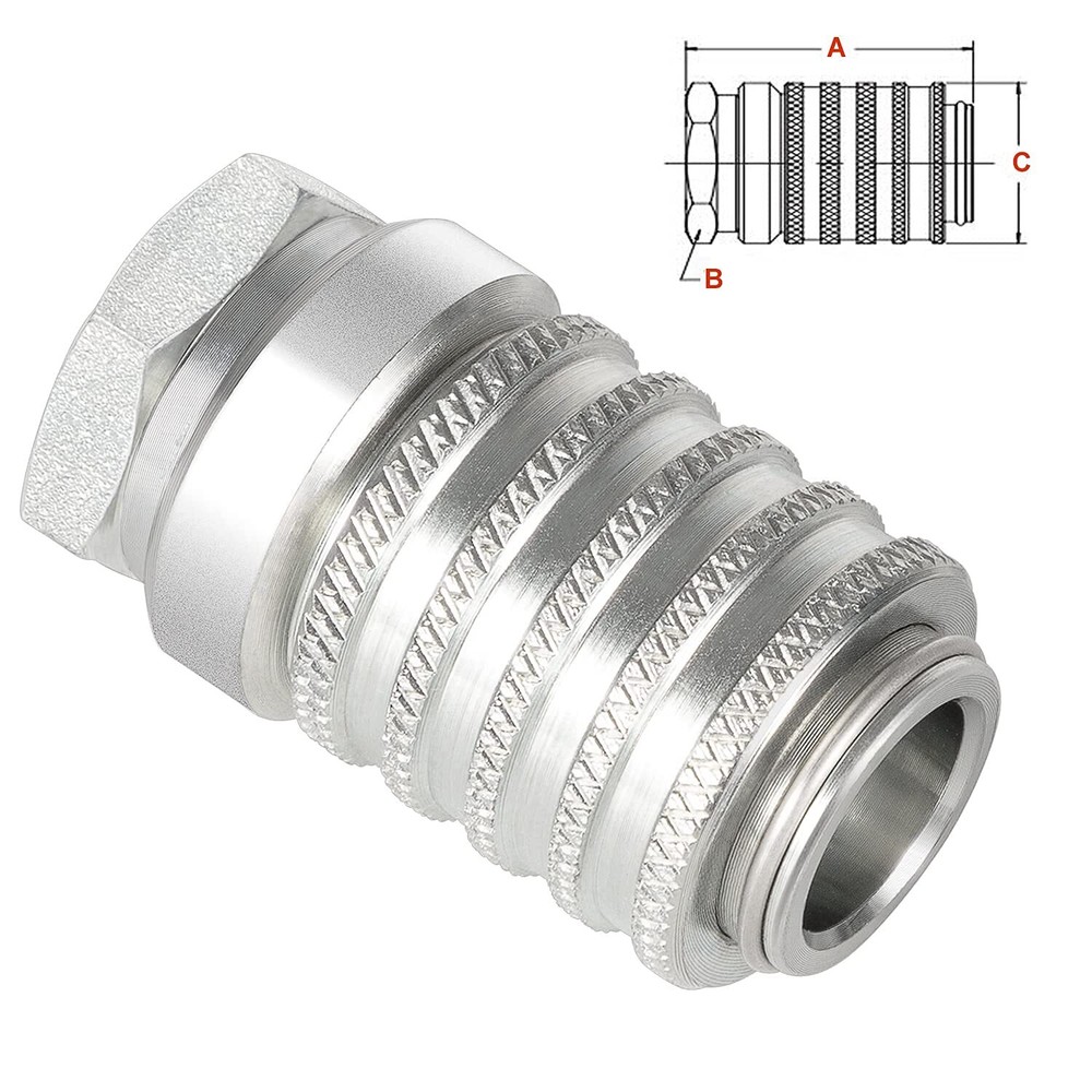 PD222 Test Port and Diagnostic Equipment Quick Coupler with Female Pipe Thread
