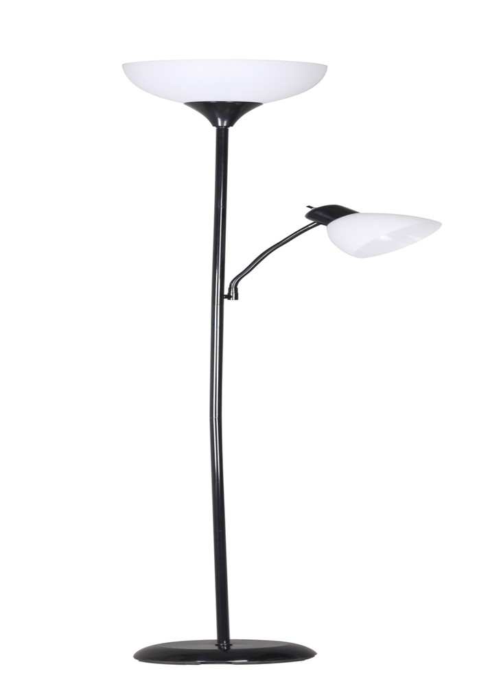 72" Modern Light Floor Lamp For Room With Adjustable Reading Standing Led Black