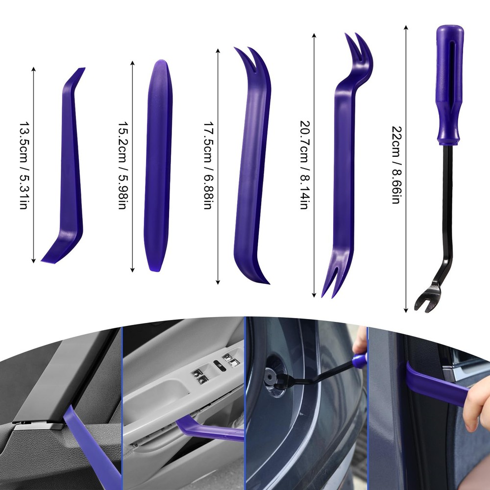 Uolor 265PCS Car Bumper Auto Retainer Clips Set, Set