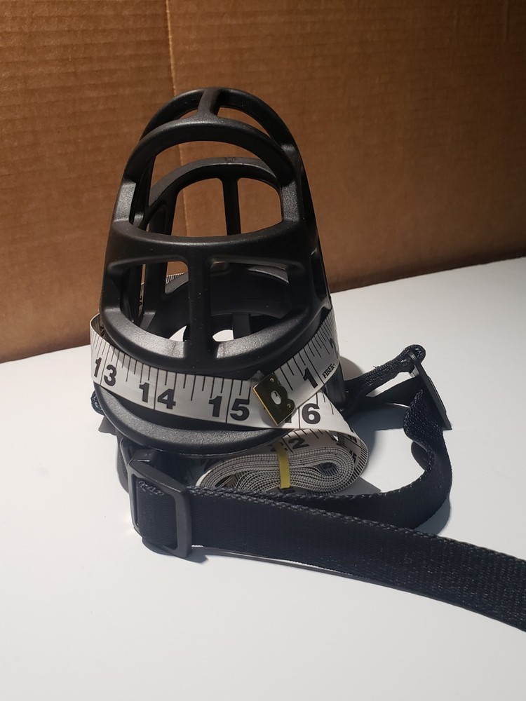 OKKIC Black Basket Muzzle Anti Biting Chewing, Sturdy Lightweight Muzzle ~Size 5