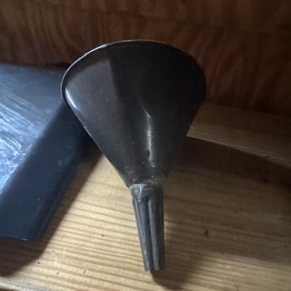 6 Galvinized Funnels All Different Sizes