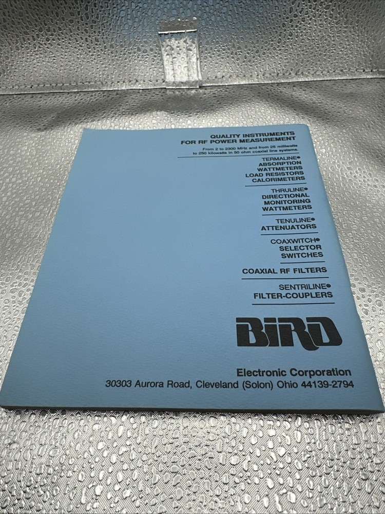 Bird Model 43 Instruction Book