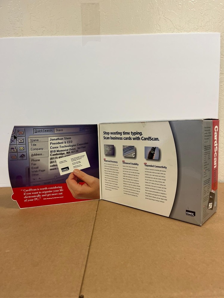 COREX TECHNOLOGIES CARDSCAN EXECUTIVE 500