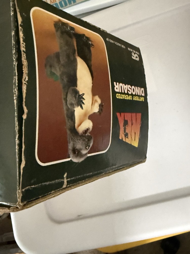 Rex Dinosaurs 1987 Plush Electronic Jamina in ORIGINAL BOX Works