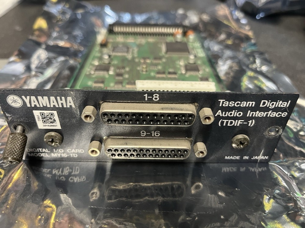Yamaha Digital I/O card, Audio interface MY16-TD TDIF-1