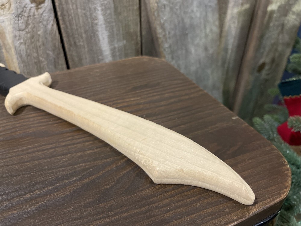 Wooden Lion Shield And Sword