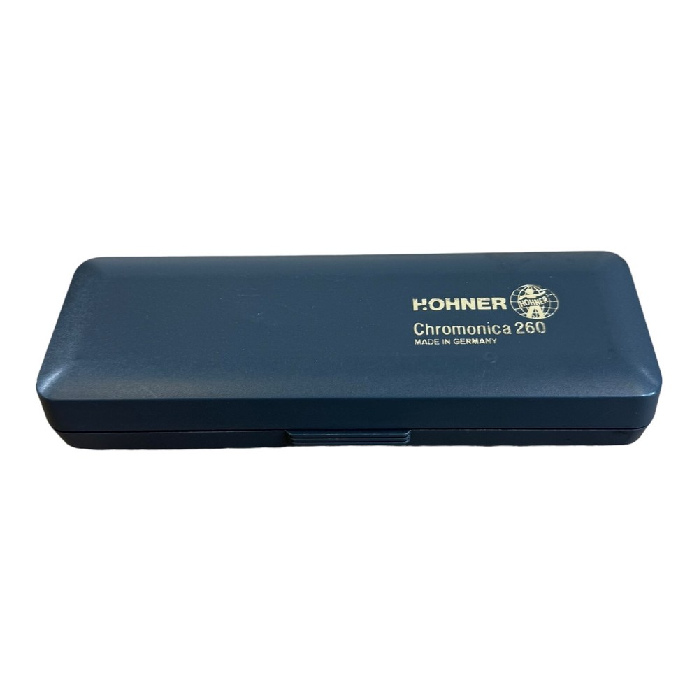 HOHNER Chromonica 260/40 Harmonica C Key 2 1/2 Oktaven w/Case Germany