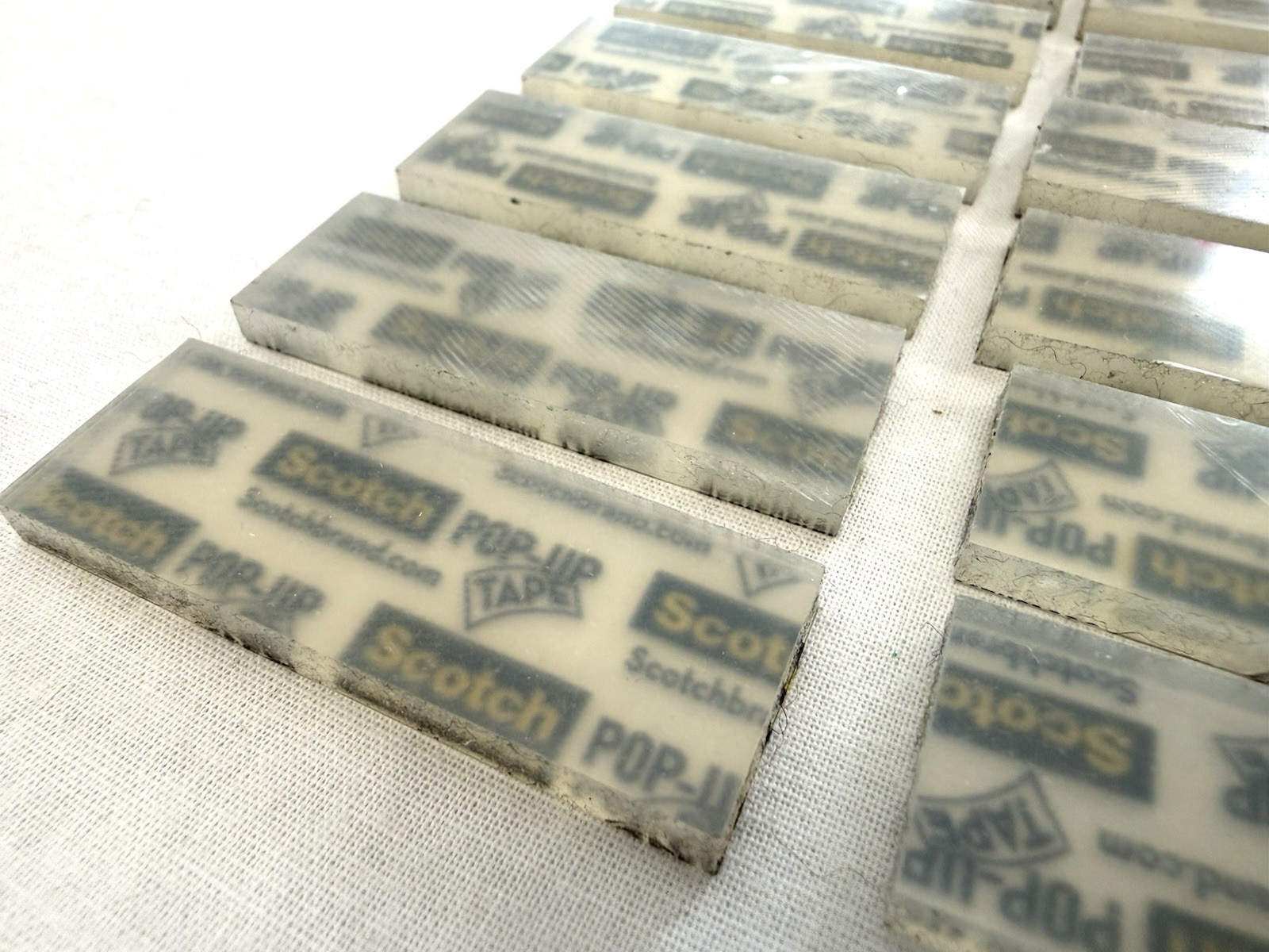 Scotch Pop Up Tape Lot 27 Refill Pads Strips READ Dispensers Wristband Deskgrip