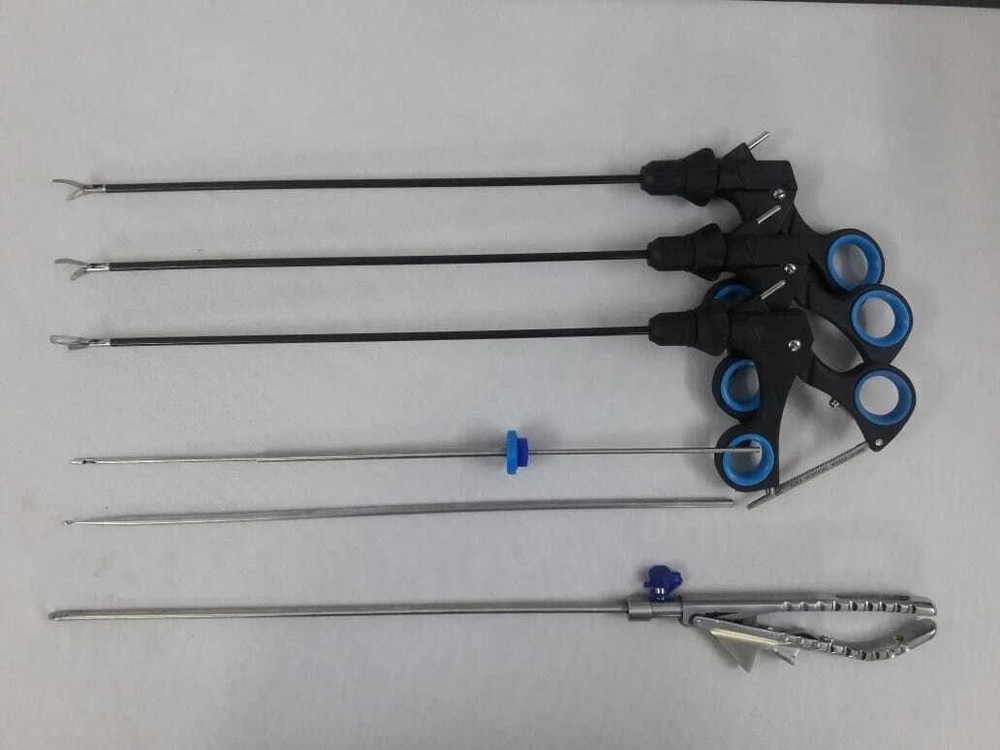 Laparoscopic Endotrainer Basic Training Set Needle Holder Surgical Instruments