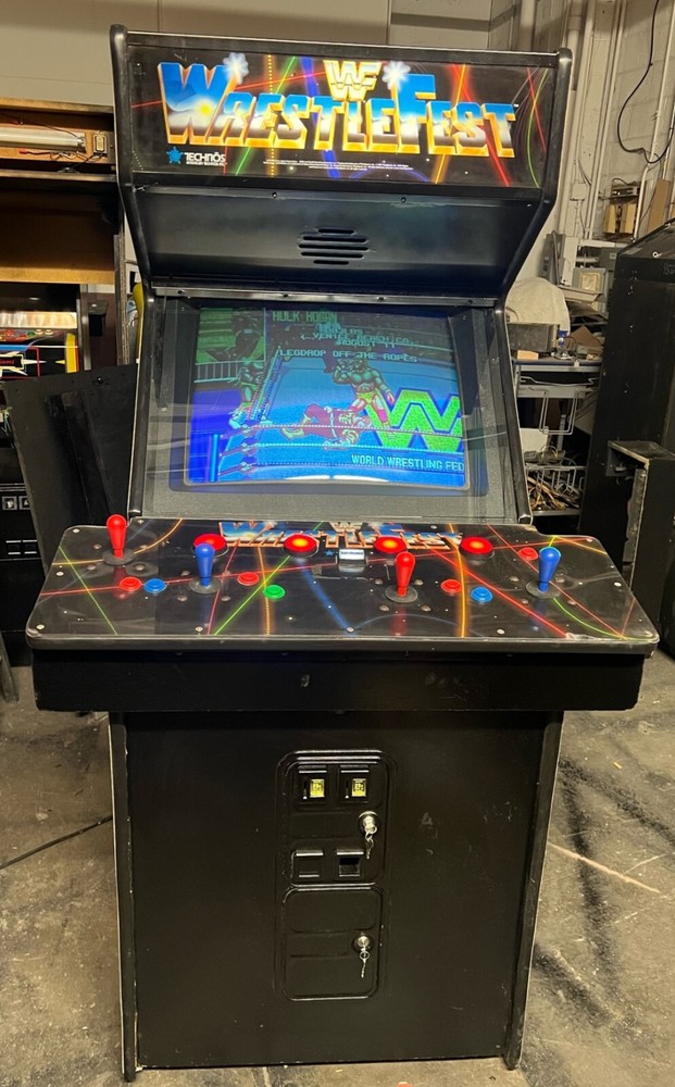 WRESTLEFEST ARCADE MACHINE by TECHNOS 1991 (Excellent Condition)