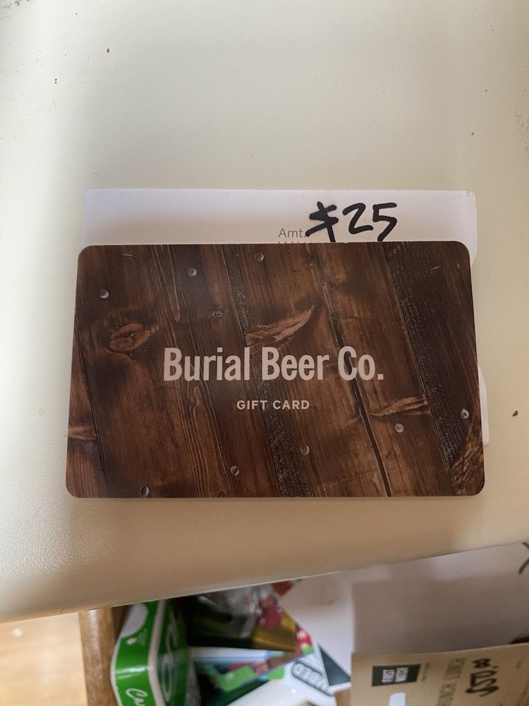 Burial Beer $25 Gift Card