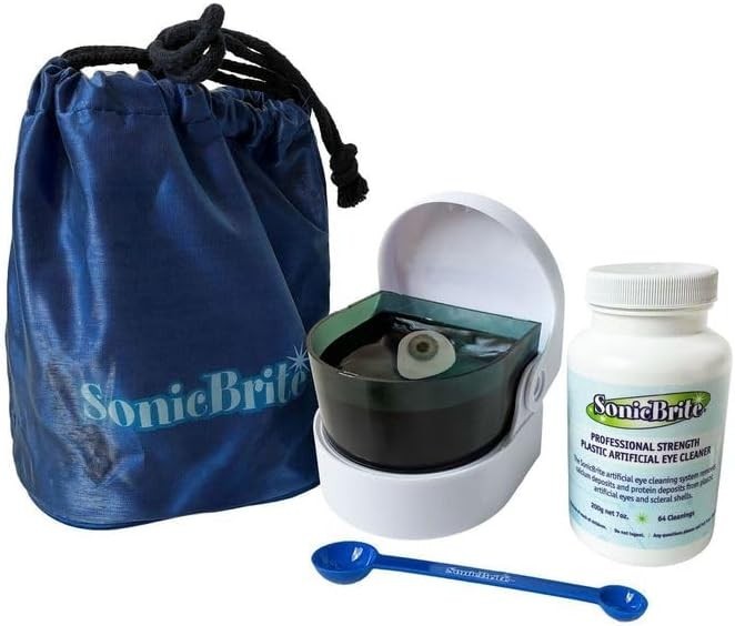 SonicBrite Professional Strength Plastic Artificial Eye Cleaning System