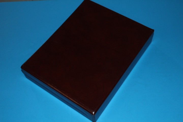 Safe Variant 11 Ring binder inc dustcase 708 Wine Red BlueLakeStamps VERY NICE