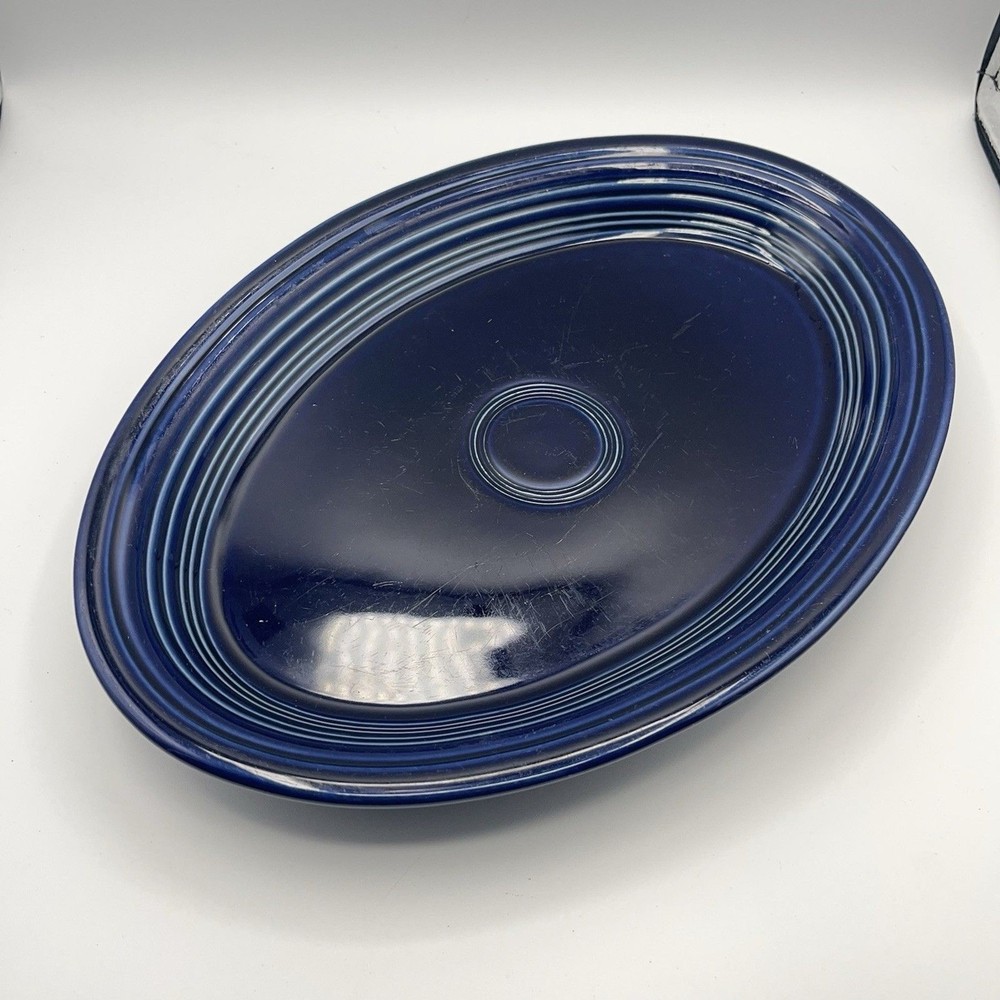 Fiestaware Large 13" Serving Platter Blue Fiesta