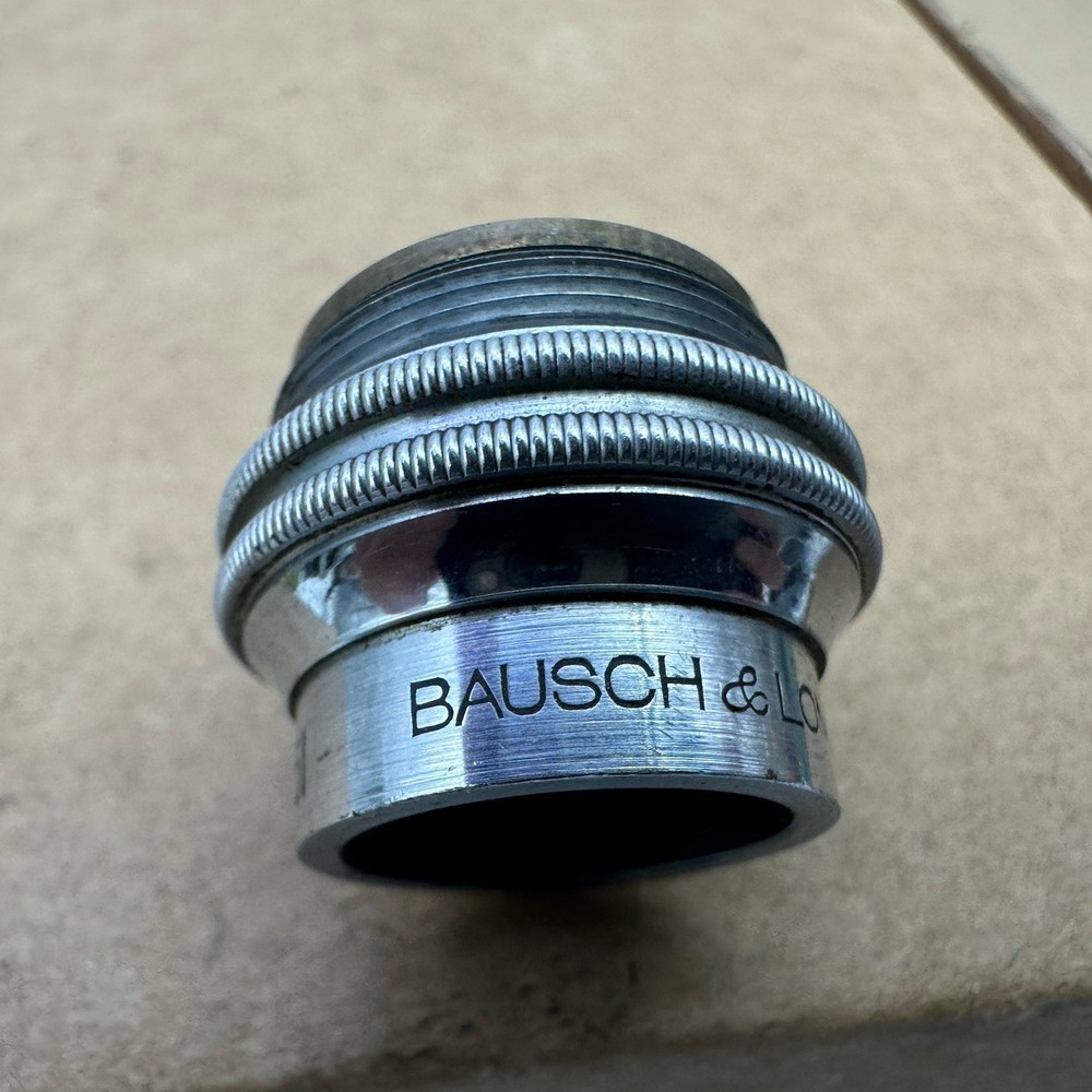 Vintage Bausch & Lomb 40mm 51 Microscope Objective Lens