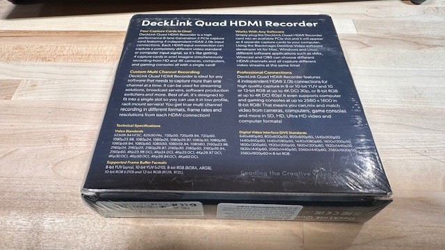 Blackmagic Design BDLKDVQDHDMI4K HDMI Recorder