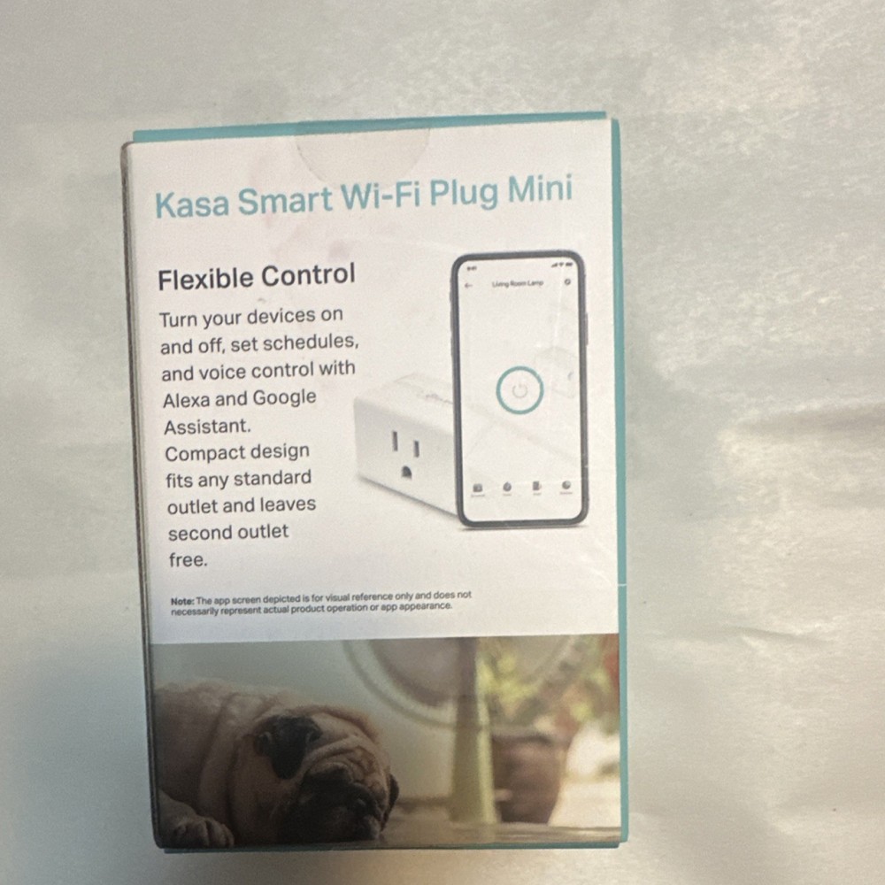 TP-LINK Kasa Smart Wi-Fi Plug Mini HS105, Alexa Google Assistant SmartThings