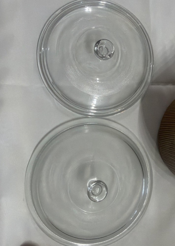 Rival Crock Pot Replacement 4 Quart Brown Round Stoneware Insert Liner W/2 Lids
