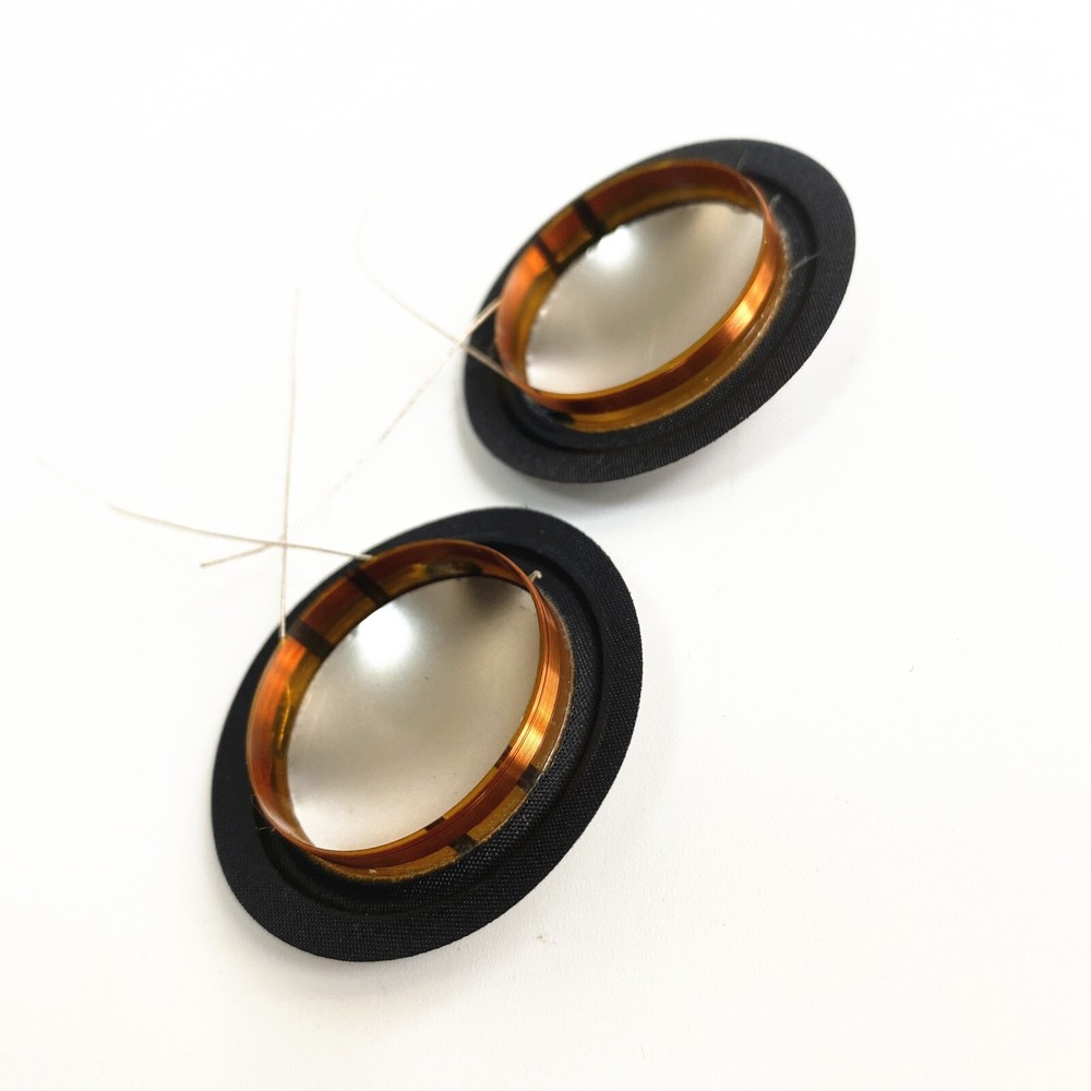 2 Replacement 1" Titanium Dome Diaphragms For Tannoy Eyris DCC Super Tweeter 8Ω