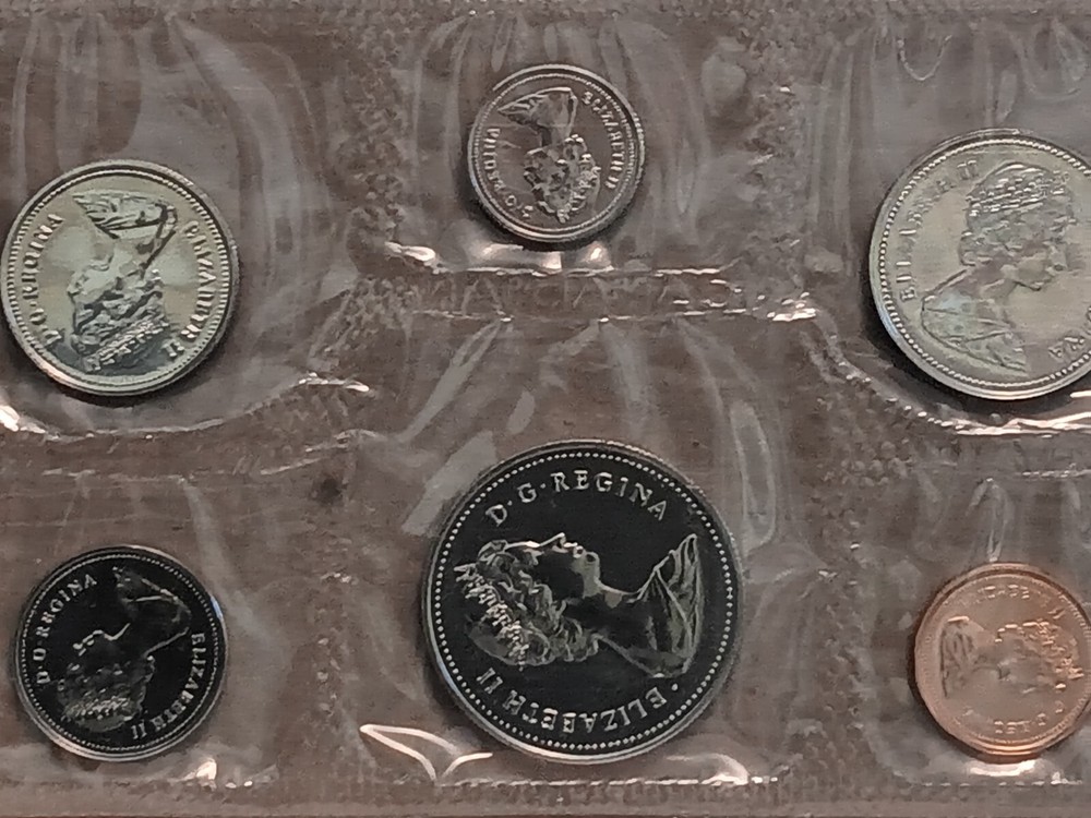 1985 Canadian Uncirculated 6 Coin Set
