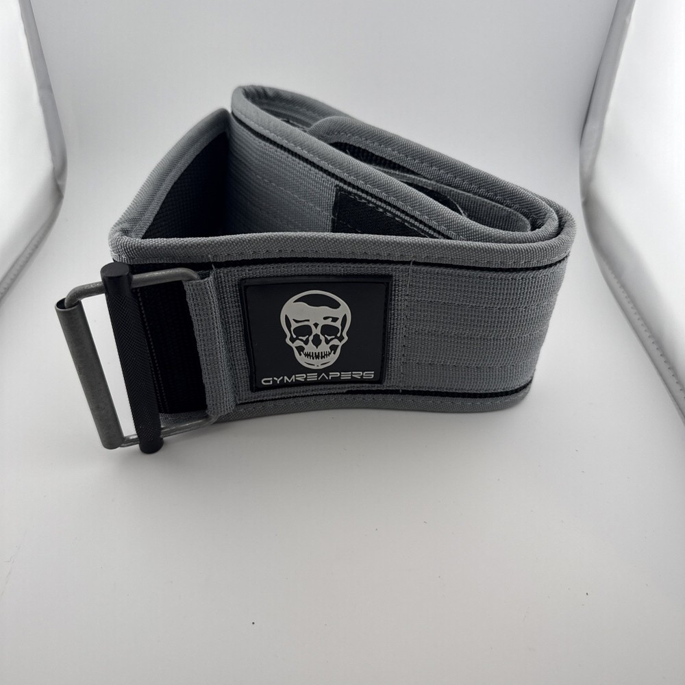 Gymreapers Quick Locking Weightlifting Belt Large (33"-39”) Premium Back Support
