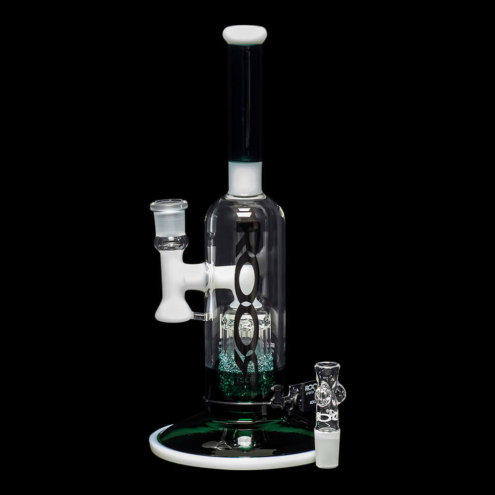 ROOR Tech 12″ Fixed Stemless Bubbler – Jade & White