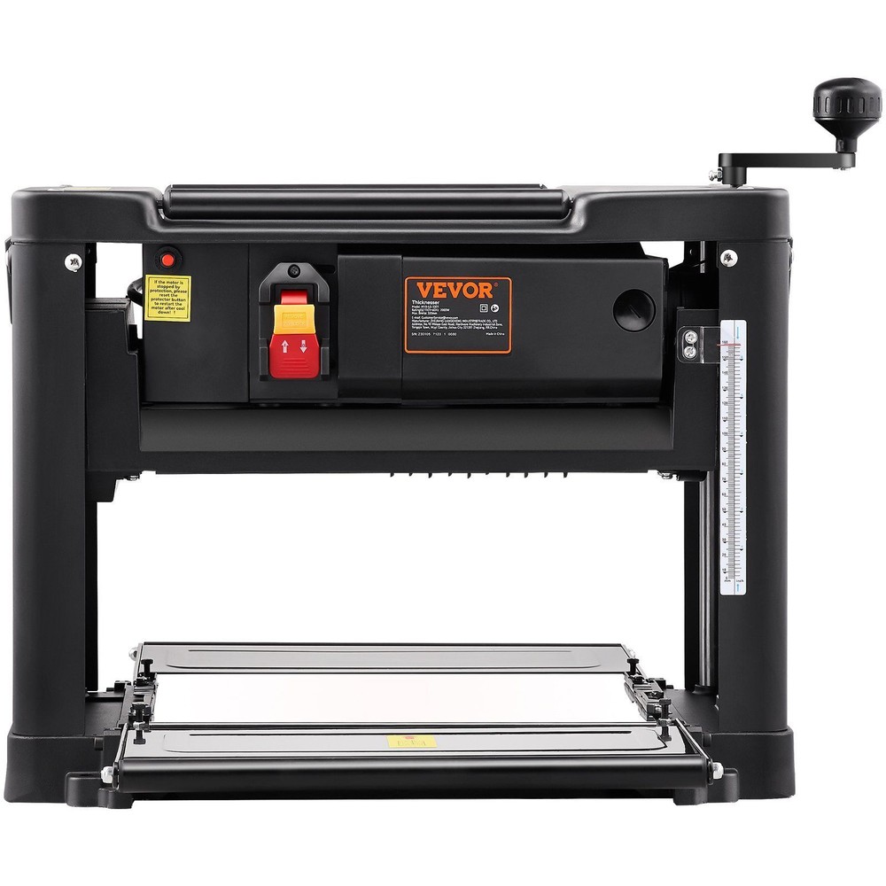 13" Width Worktable Benchtop Planer Double-Blade 15-Amp 1800W Powerful Motor