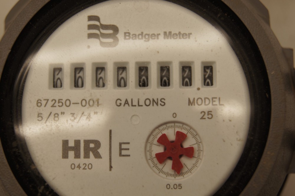 Badger Meter Model 2510 RTR Recordall Transmitter Register Flowmeter S64406C5