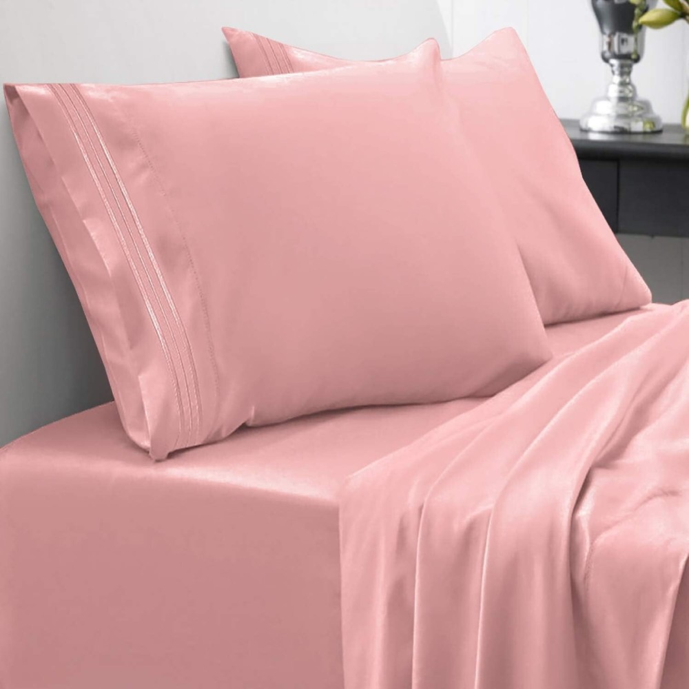 Ultra Luxury Sheet Set - 1800 Thread Count Egyptian - Soft Microfiber - 4 Piece