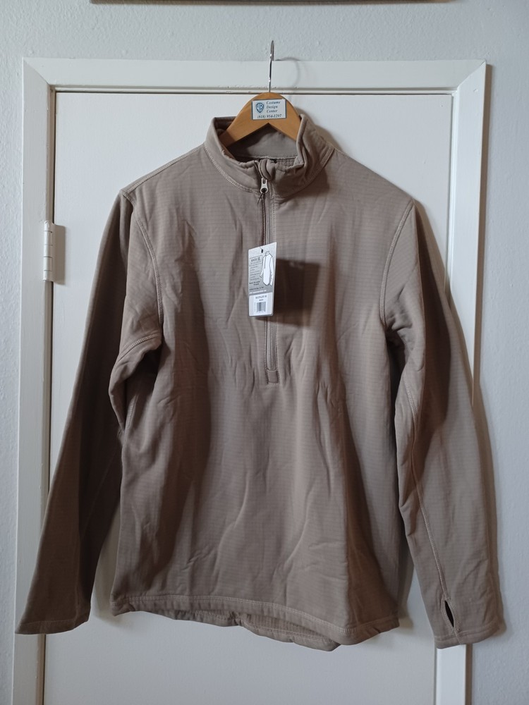 Condor Long Sleeve Base II Zip Pullover - Sand - Model 603 - New!