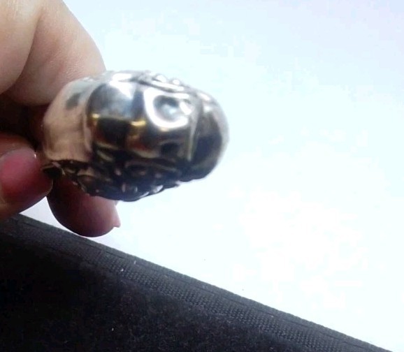 Antique Sterling Silver 7" Button Hook/Lace Puller Floral Design Art Nouveau