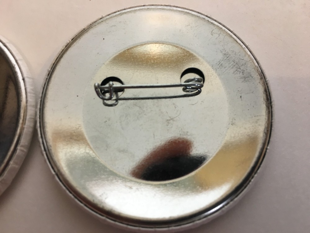 (2) 1990 Operation Desert Storm Pinback Button Support Troops USA American Eagle